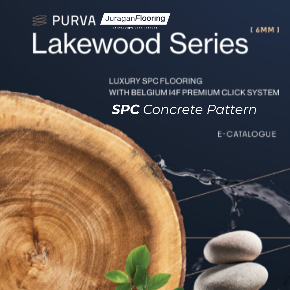 Purva Spc Concrete Pattern Lakewood Series (6,5mm)