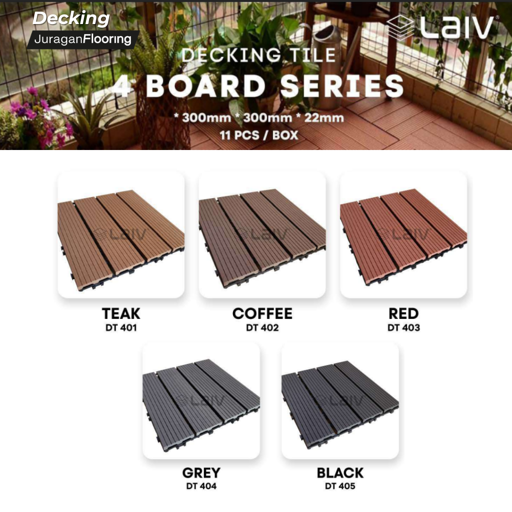 LAIV DECKING TILE FOUR BOARDS