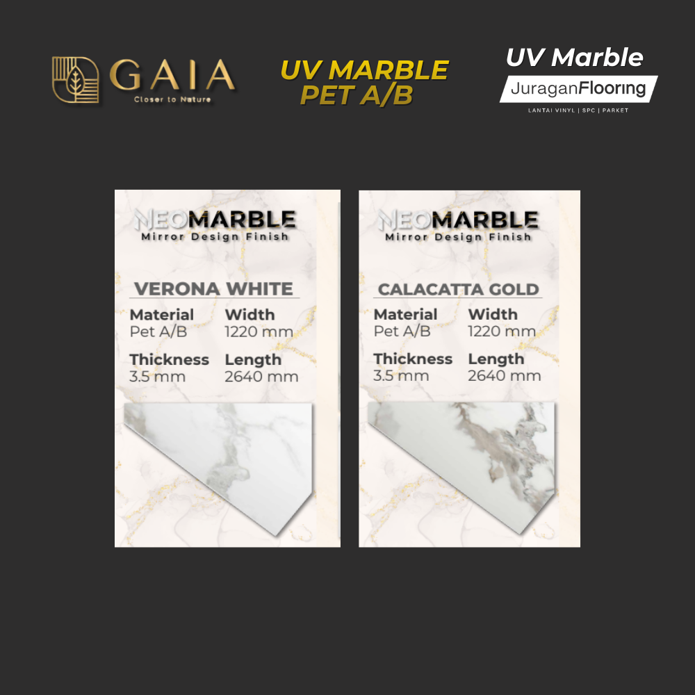 MARVEL UV MARBLE PET A/B SERIES