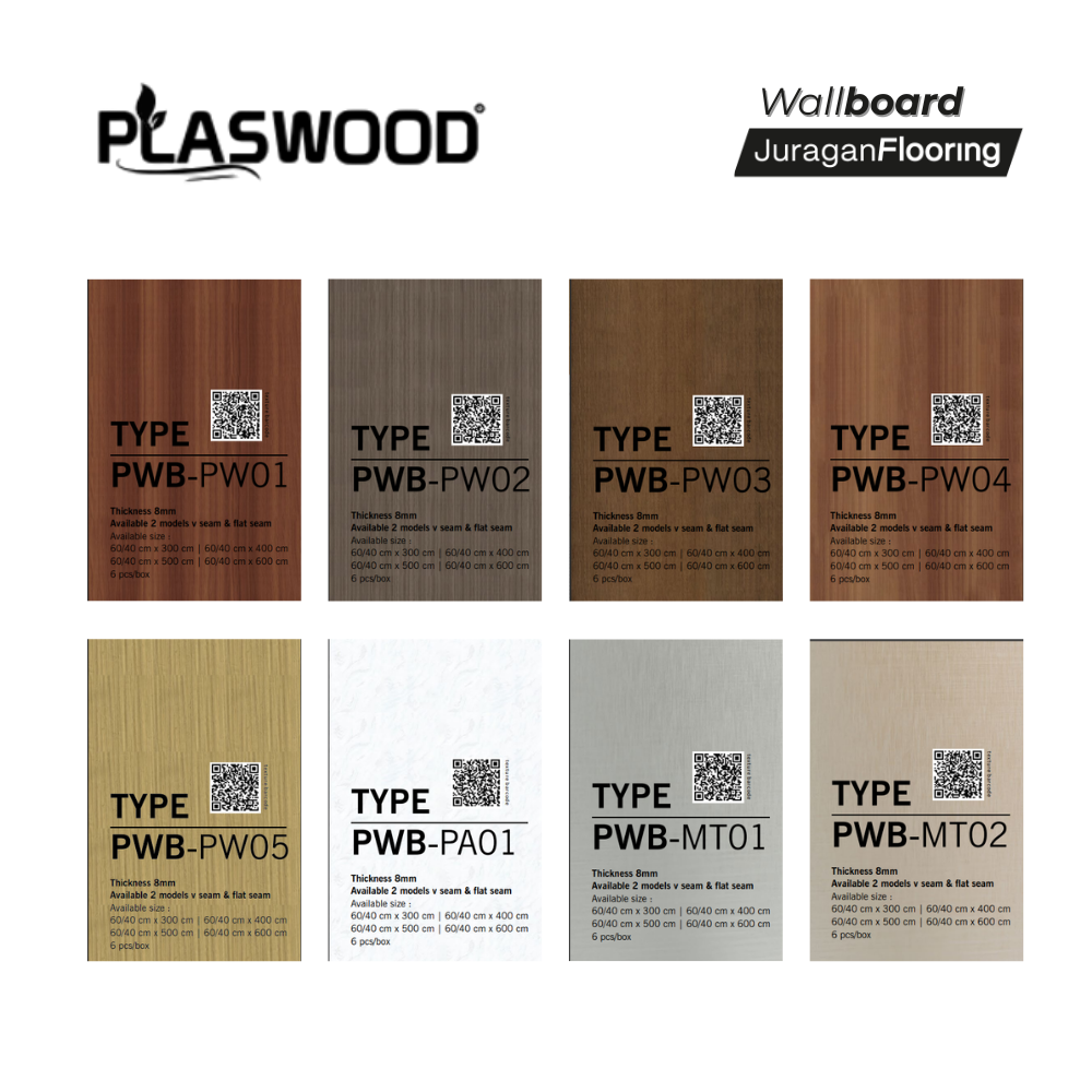 PLASSWOOD V SERIES WALLBOARD V SEAM &  S-SERIES WALLBOARD FLAT SEAM